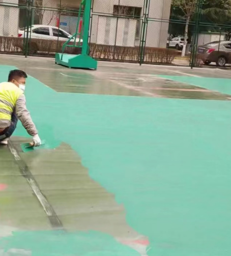 阜阳球场地面翻新