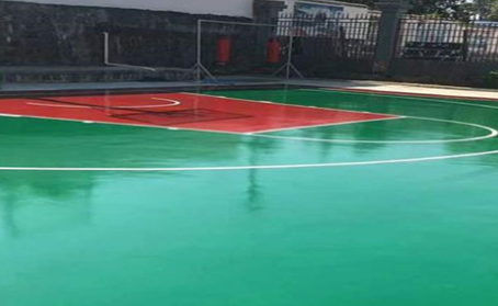 阜阳篮球场翻新地面